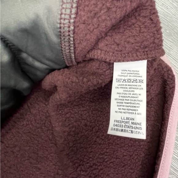LL Bean Sweater Womens XL
Purple Fleece Pullover Snap
Hiking Casual Outdoor - Picture 8 of 8